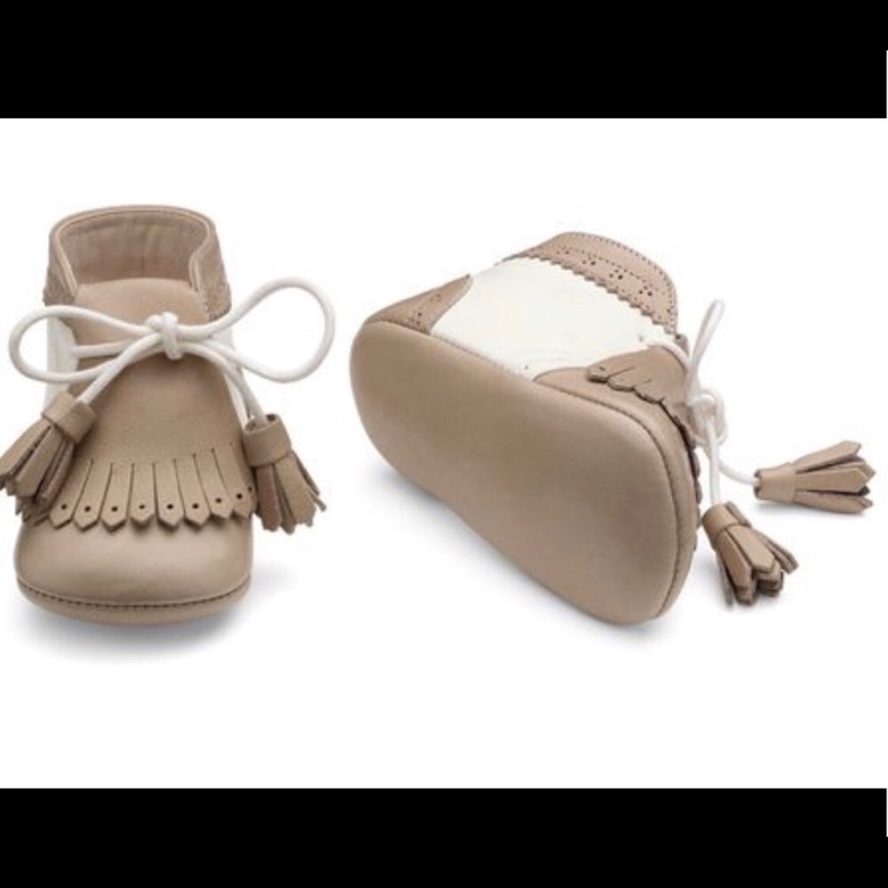 Hermès Lambskin Baby shoes BNWT
